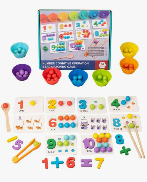 JUEGO DE MATEMATICAS MONTESSORI  NIÑOS